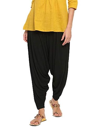 Women's Lycra Blend Solid Patiala Salwar