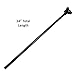 EVO Gimbals 25mm 3K Matte Carbon Fiber Extension Pole Set for Small Cameras, Stabilizers and Handheld Gimbals 0.25 in Male Female Tripod Thread Interlocking Design