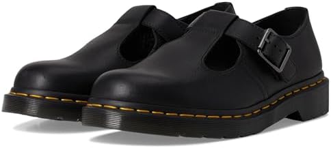 Amazon.com | Dr. Martens Unisex Vegan 8065, Black Felix Rub Off, 5