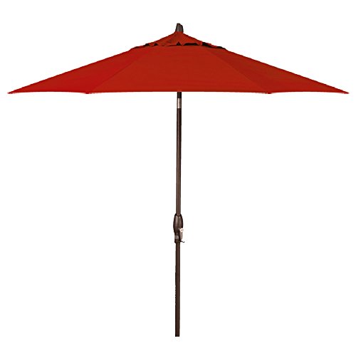 Treasure Garden 9’ Deluxe AutoTilt Market Umbrella Sunbrella® Fade