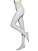 leg elegant Women's 80 Den Microfiber Soft Opaque Tights Pantyhose (Gray, One Size)