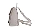Z-joyee Casual Purse Fashion School Leather Backpack Shoulder Bag Mini Backpack for Women & Girls,Beige white