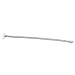 Silver Tone 4mm Round Cut Tennis Bracelet High Quality 7.75 Inches