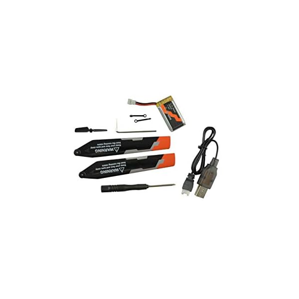Amewi 25312 AFX4 Single-Rotor Helikopter 4-Kanal 6G RTF 2,4GHz RC Hubschrauber, Schwarz-orange – Bild 5