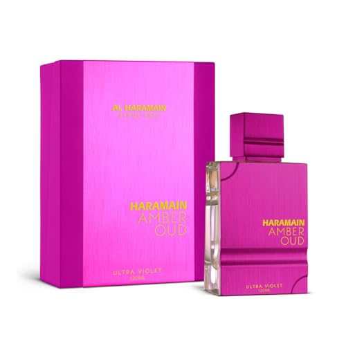 Al Haramain Amber Oud - Ultra Violet - Fragancias Frutales con Rosa, Bergamota y Jengibre - Perfume Duradero para Mujer - Uso de Día y Noche - 120 ml