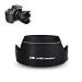 50mm Reversible Lens Hood Shade Fit for Canon EF 50mm f/1.8 STM Lens Replaces Canon ES-68 Hood Tulip Flower Design -Black primary