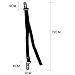 ilovebaby Furniture Straps for Anti-Tip Furniture and Flat Screen TV Safety Strap with Metal Buckle and Webbing Pack of 2 Color Black