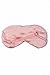 Fishers Finery 25 Momme 100% Mulberry Silk Eye Mask Adjustable Strap (Pink)