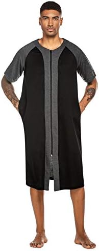 تناظر مشروع معجون روب نوم قطن رجالي