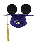 Disney Parks 2019 Graduation Graduate Mickey Mouse Ears Hat Adult Size
