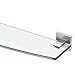 Gatco 4076 Elevate Glass Shelf, Satin Nickel