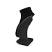 HuntGold Velvet&Plastic Black Bracelet Small Stand Display Pedestal Chain Jewelry Holder