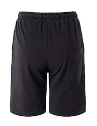 Gooket Cintura elástica para dama Soft Jersey Bermudas de punto Shorts Activewear Yoga Lounge Short con cordón