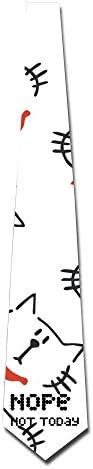 Nope Not Today Male Cotton Tie Necktie,Great For Dances