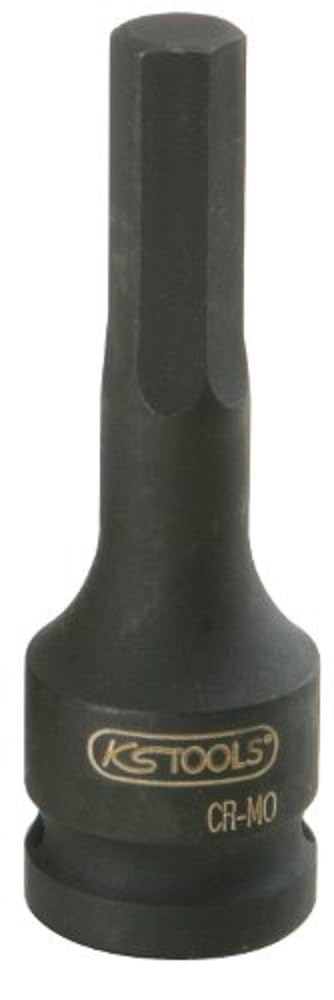 KS Tools 911.0929 1/2-inch 12mm Long Hex Impact Bit Socket