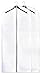 Handy Laundry Clear Vinyl Garment Bag - Protect Your Clothing While Traveling and Dust Free While Hanging in Your Closet. Ideal for Coats, Suits, Dresses or Gowns - Set of 2 (24 X 54 Inches)