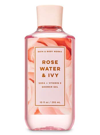 Bath & Body Works Shea + Vitamin E ROSE WATER & IVY Shower Gel - 10 fl oz / 295 ml