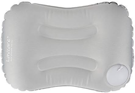 Lavcare Hand Press Sleeping Pillow, Air Pillow Inflatable Pillow, Travel Pillow Camping, for Road Trip Airplane Car, Lumbar Support, Office Chair, Camping Hiking Traveling.