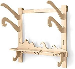 Snowboard, Surf, Wakeboard, Skateboard Holder and Storage Shelf