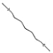 Sunny Health & Fitness 47 in Threaded Chrome Curl Bar with Ring Collars - STCB-47 primary