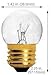 6 Pack Of 7.5-Watt S11 Sign Indicator 7.5S11 Medium (E26) Base Clear Incandescent Light Bulb