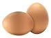 SummerHawk Ranch Ceramic Decoy Nest Eggs (2 Pack), Brown