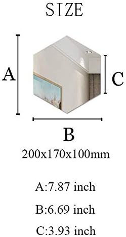 Hexagon Mirror Wall Stickers Black Removable Mirror Plastic Mirror Tiles Art Diy Home Decorative Hexagonal Acrylic Mirror Sheet For Home Living Room Bedroom Sofa Tv Background Wall Decal 12pcs Mirrors Baby Fcteutonia05 De