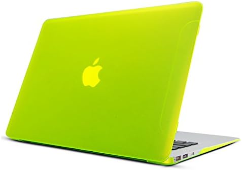 UNgHii Ultra Slim Snap On Matte Rubberized Hard Case for MacBook Air 13 (Model: A1466 / A1369) - Yellow