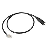 Cewaal Headset Buddy PC 3.5mm Headset to RJ9 CISCO Phone Adapter Converter (PC35-RJ9Cisco) For Aastra Avaya Inter-Tel
