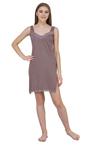 BLAZONWomen's Cotton Hosiery Fairy Full Slip (Available Sizes: S, M, L, XL, 2XL, 3XL, 4XL, 5XL)