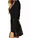 MANGOPOP Women's Cross Wrap Ruched Plunge Deep V Neck Long Sleeve Bodysuits