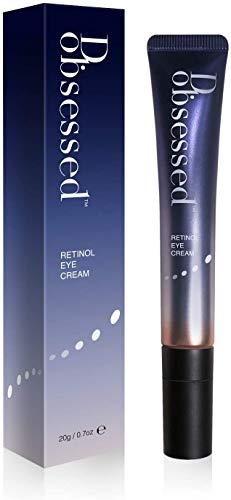 D.obsessed Retinol Eye Cream - Anti-aging Solution to Wrinkles, Crow\'s Feet, Dark Circles & Puffiness - Exclusive Formula of Retinol, Vitamin E, Hyaluronic Acid & Peptide (20g)