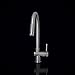 VIGO Gramercy 17'' H Single Handle Pull-Down Spout Kitchen Faucet in Stainless Steel-VG02008ST