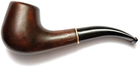 Dr.Watson - Tobacco Smoking Pipe - Saddle-Ring - Hand Made, Pear wood + Gift Pouch