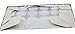 Pinnacle Mercantile 2 oz Glass Jars Containers Spice Straight Sided with White Metal Lids 24 ct case