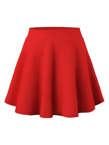 Hvididan Girls Red Skater Skirts