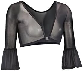 Sleevey Wonders Women's Bell 3/4 Length Slip-on Mesh Sleeves