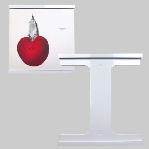 Records On Walls: Vinyl Record Frame - White