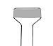Bosmere Small-Faced Zinc Metal Plant Marker with Carbon Pencil, 10