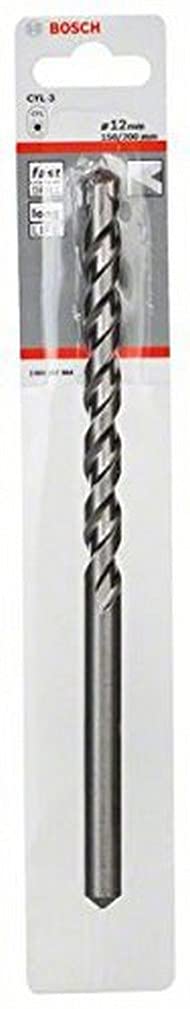 Bosch 2608597684 CYL-3 Concrete Drill Bit, 12mm x 150mm x 200mm, SIlver