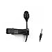 J K MIC-J 044 Lavalier Lapel Clip On Omni-directional Condenser Microphone Compatible with Desktop Computer/Portable Voice Amplifier (Mono 1/8'' TS Plug)