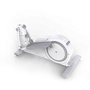 WY-YAN Elliptical Machine Elliptical Machine Mini Stepper Fitness Exercise Trainer Quiet Stand Up Trainers For Home Office White Elliptical Machine Trainer (Color : White, Size : 95.6x51x52cm)