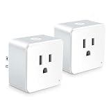 Wsiiroon WiFi Smart Plug - Best Wireless Outlet Plug for Alexa, Google Home - You Can Turn The Light On/Off from Anywhere(A Secured 2.4 GHz Wi-Fi Network Connection Required) - 2 Pack