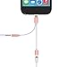 Cell Connectors 2 in 1 Lightning Adapter for iPhone 7/7 Plus, Cell Connectors Lightning Charger and 3.5mm Earphone Stereo Jack Cable Adapter for iPhone 7/7 Plus/6S/6/5S/5, No Music Control, Rose Gold