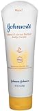 Johnson's Baby Cream, Shea & Cocoa Butter, 8-Ounce Tubes (Pack of 6)