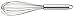 Pro Chef Kitchen Tools Stainless Steel Wire Whisk - 10 Inch Balloon Whisk Egg Beaters for French Cooking, Mixing Cake Batter and To Mix, Whip or Blend Sauces