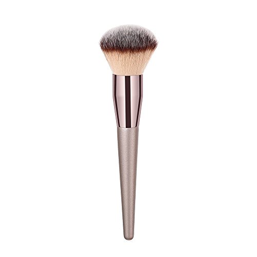 Hunputa 1PC Gold Cosmetic Brushes Kabuki Face Blush Brush Powder Foundation Tool (Gold)