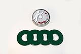 RiverCity Pitching Washers: (4) Green 2.5 Inch Washers