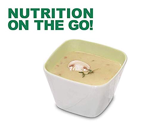 High Protein Soup - Low Carb Cream of Mushroom Diet Soup Mix (15g Protein) - 7 Servings/Pack