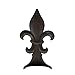 Creative Co-op Bristol Terrace Cast Iron Fleur De Lis Door Stop, 15-Inch